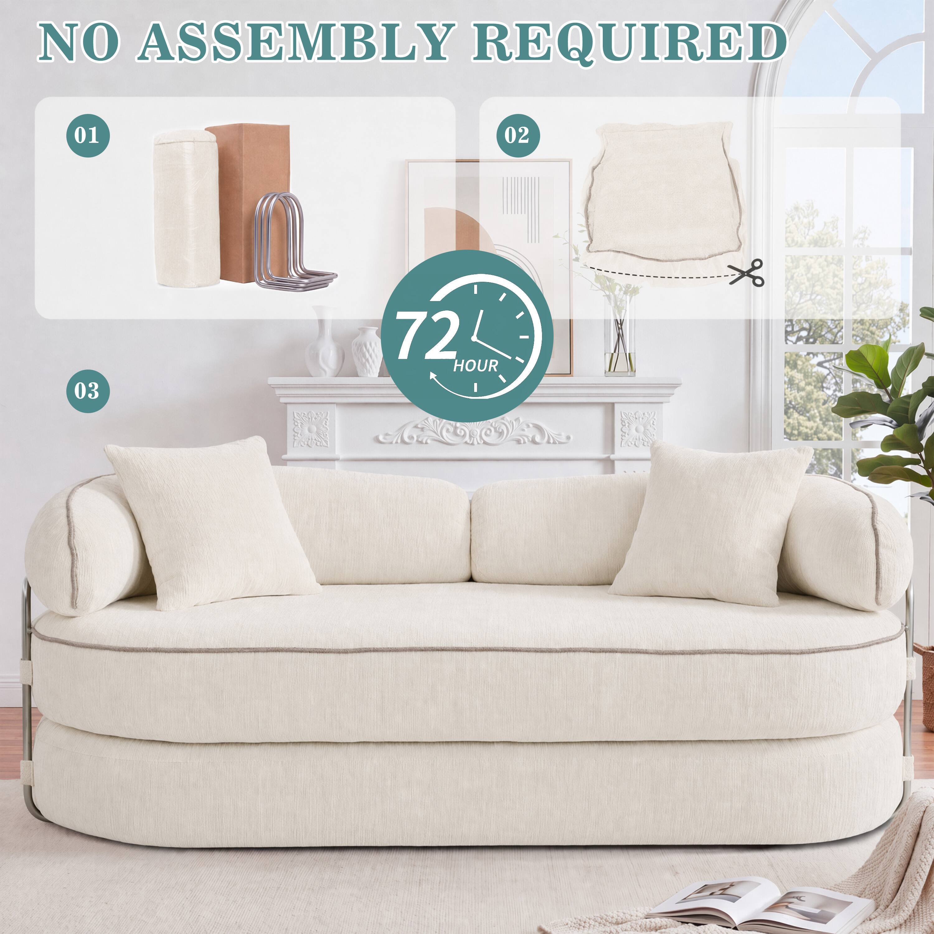 NO ASSEMBLY REQUIRED

01 02 03

72 HOUR
