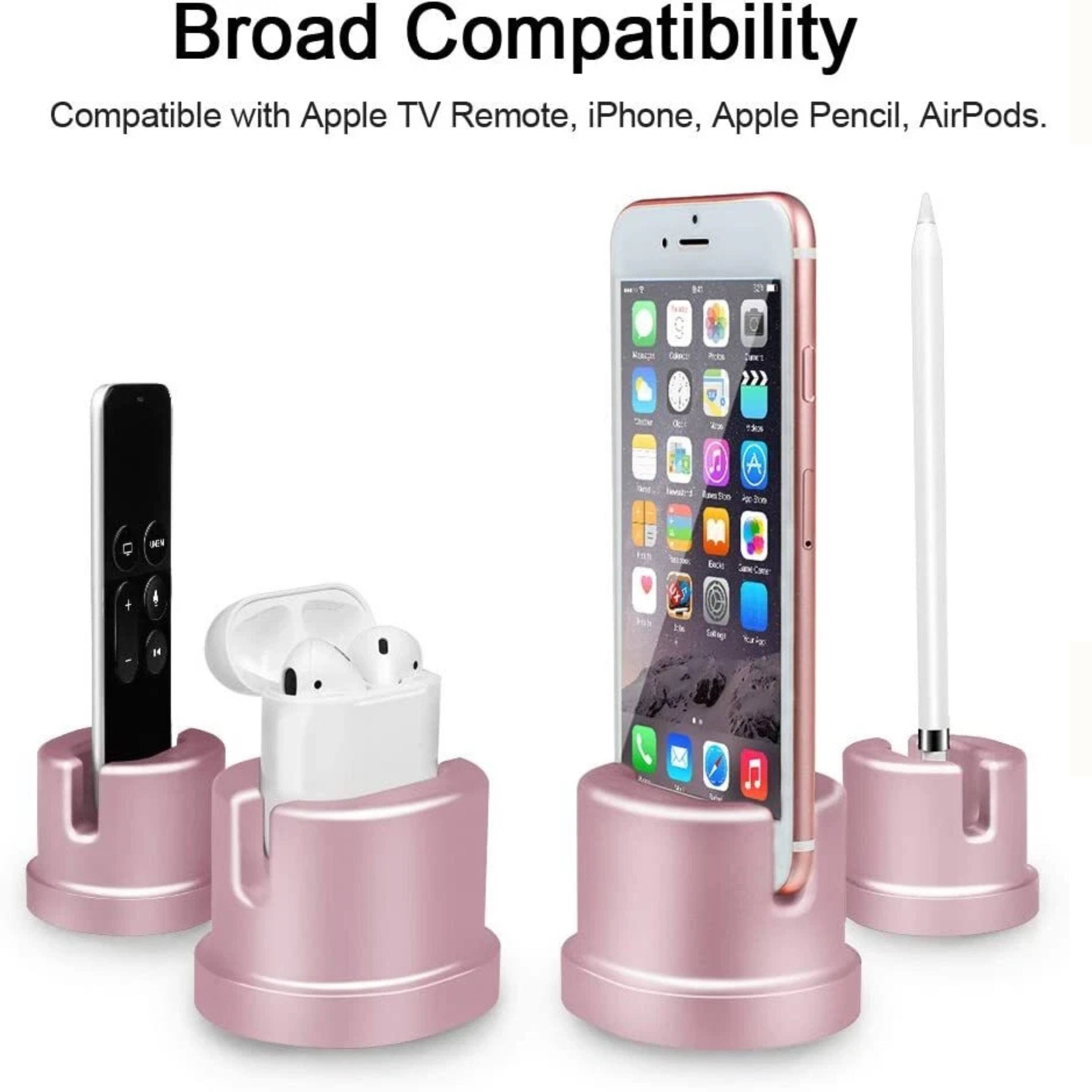 Broad Compatibility  
Compatible with Apple TV Remote, iPhone, Apple Pencil, AirPods.
