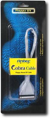 Front Standard. Antec - Cobra F16 Round UV Floppy Drive Cable.