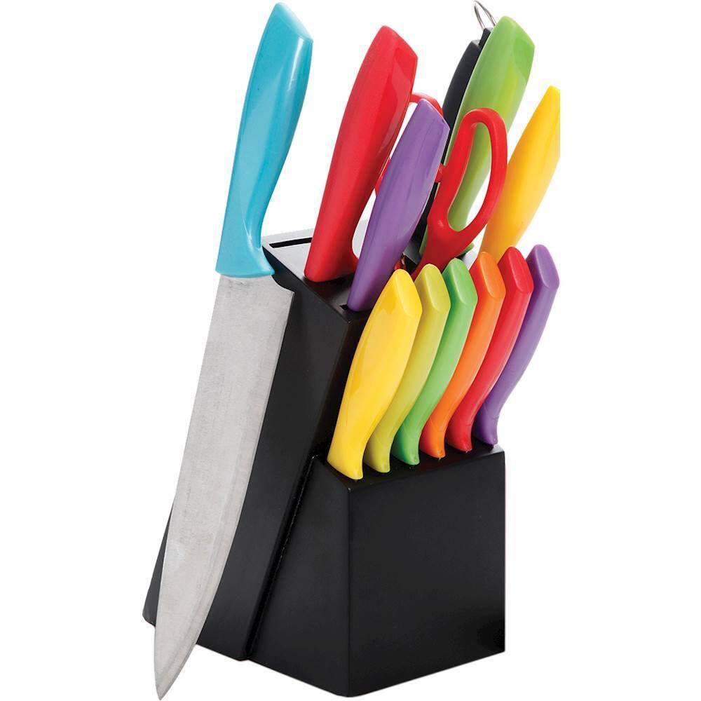 Best Buy: Gibson Home Color Vibes 14 Piece Knife Set Assorted 91594672M