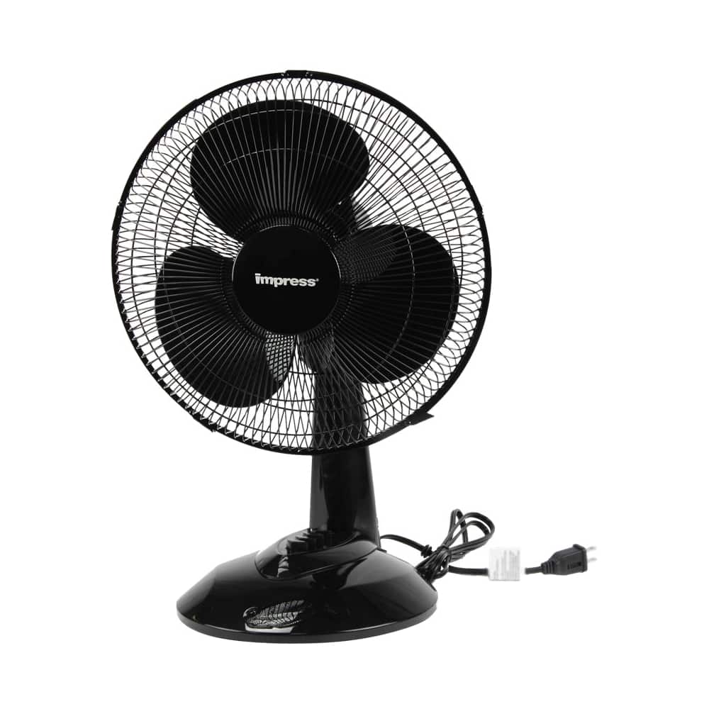 Best Buy Impress 12" Table Fan Black 91583455M