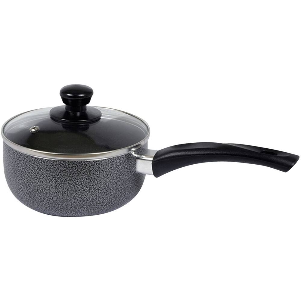 Angle. Better Chef - 2-Quart Sauce Pan - Black.