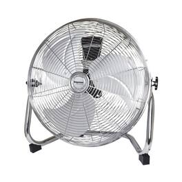 Impress - 18" Floor Fan - Chrome