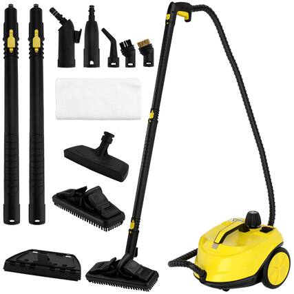 Front. Topteng - 2000W High-Pressure Steam Cleaner for Home&Car -0.6 gal Tank, 60min Runtime, Multi-Surface Cleaning with Accessories Kit.