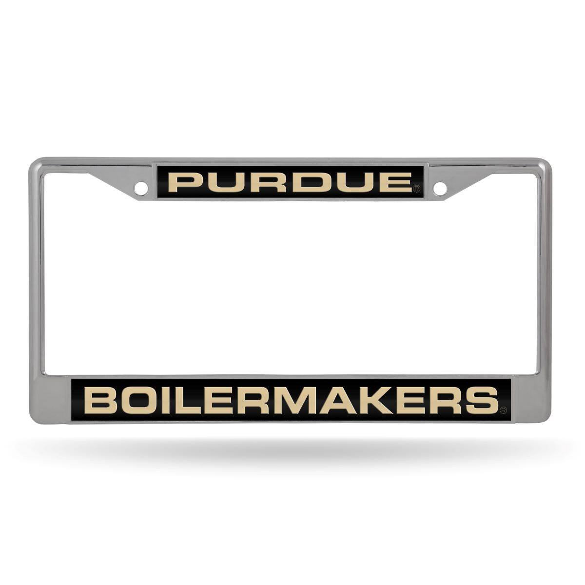 Purdue Boilermakers Chrome Metal Laser Cut License Plate Frame