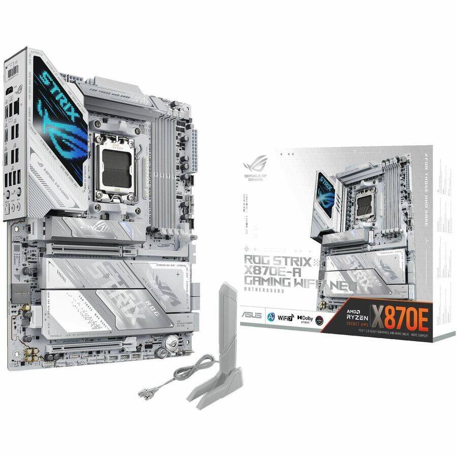 ROG STRIX X870E-A GAMING WIFI

ASUS

AMD RYZEN

SOCKET AM5 READY (GRAPHICS ONLY) WIFI SUPPORT
