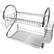 Angle. Better Chef - 22" Chrome Dish Rack - Chrome.