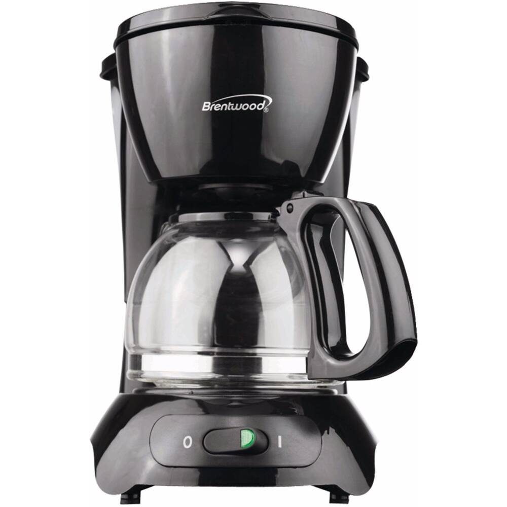 Brentwood - 4-Cup Coffee Maker - Black
