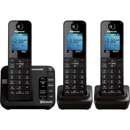 Best Buy Panasonic Link2Cell DECT 6.0 Cordless Phone KXTGH263B