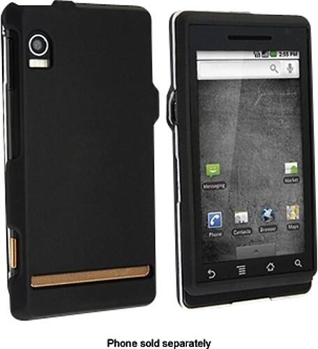 Angle Standard. eForCity - Bundle Hard Case for Motorola DROID A855 Mobile Phones - Black.