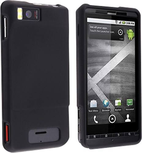 Angle Standard. eForCity - Bundle Case for Motorola DROID X and DROID X2 Mobile Phones - Black.
