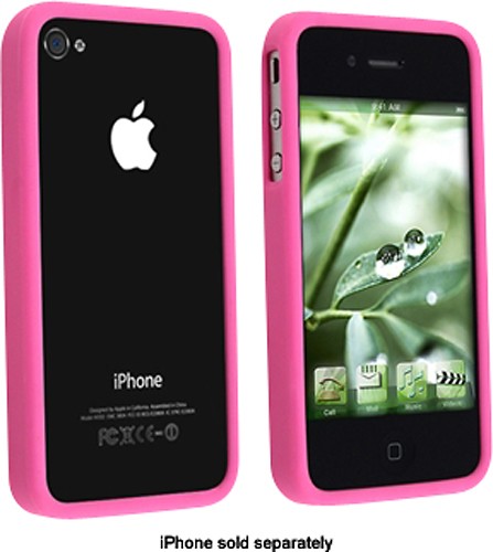 Permanent Banzai traagheid Best Buy: eForCity Bundle Bumper Case for Apple® iPhone® 4 and 4S Pink  356188