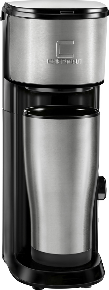 Single Serve Coffee Maker Black/Stainless Steel RJ14  - Best Buy