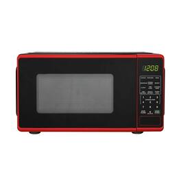 Forest'nSky - 0.7 Cu Ft 700W Countertop Microwave, Sensor Cook, Easy Clean - Red