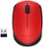 Front Zoom. Logitech - M170 Wireless Compact Optical Ambidextrous Mouse - Red.