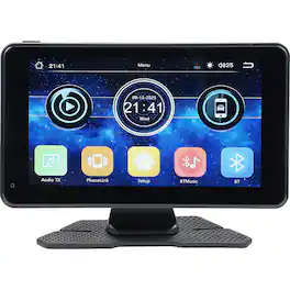 Incipio - 7" IPS Touch Screen Dashcam with Wireless Carplay - Black
