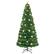 Front. Costway - 7 FT Pre-Lit Artificial Xmas Tree with 280 Branch Tips &40 Warm White Star Lights - Green.