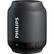 Front. Philips - Portable Bluetooth Speaker - Black.