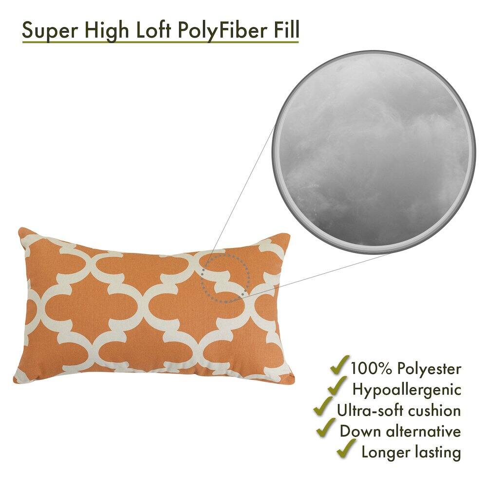 Super High Loft PolyFiber Fill

- 100% Polyester
- Hypoallergenic
- Ultra-soft cushion
- Down alternative
- Longer lasting