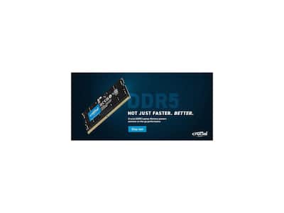 Crucial 32GB 262 Pin DDR5 SO DIMM DDR5 4800 (PC4 38400) Laptop Crucial 32GB 262 Pin DDR5 SO DIMM DDR5 4800 (PC4 38400) Laptop