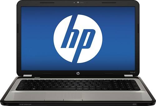 Front Standard. HP - 17.3" Refurbished Pavilion Laptop - 4GB Memory - 500GB Hard Drive - Pewter.