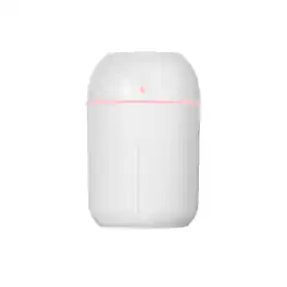 Cluzine - 330ml Mini Humidifier with Night Light, Nano Mist, USB Powered, for Home Office Car Plants