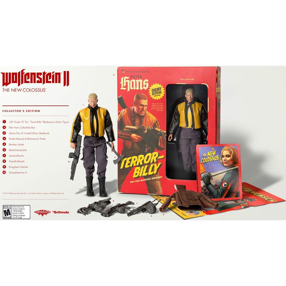 Best Buy: Wolfenstein II: The New Colossus Collector's Edition 