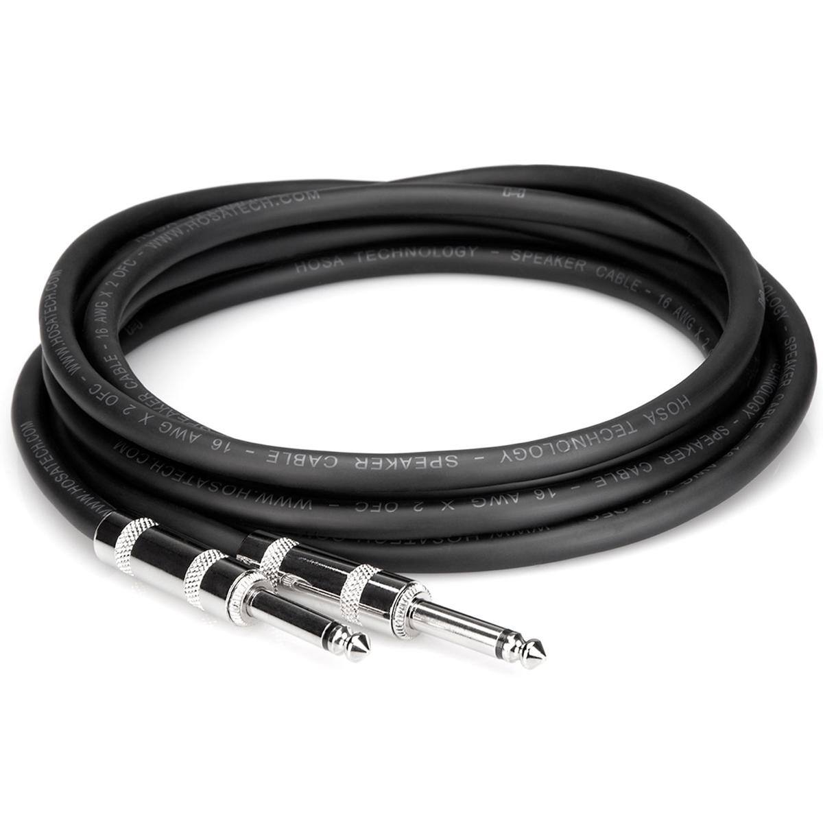 Hosa Technology - Hosa SKJ-600 Series 1/4" TS Male to 1/4" TS Male Speaker Cable, 3'