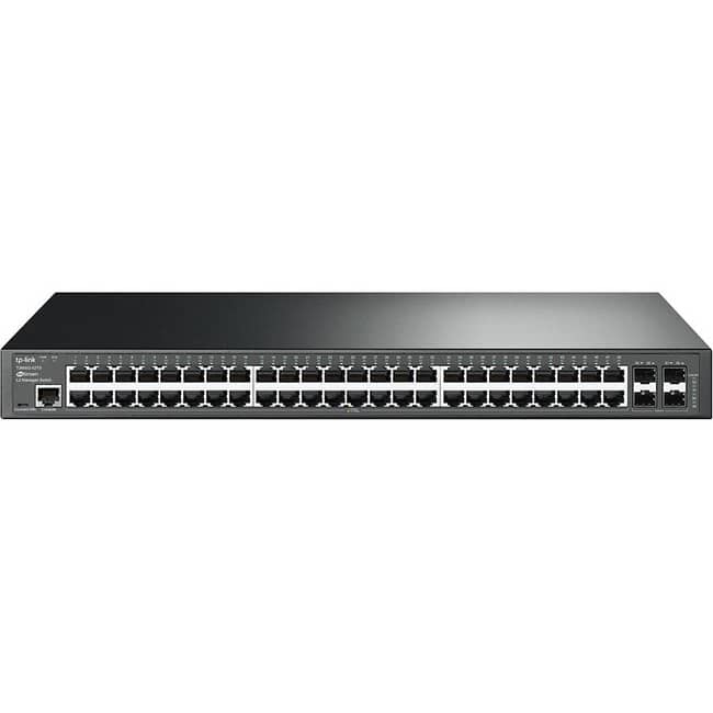 TP-Link - TL-SG3452 - JetStream 48-Port Gigabit L2 Managed Switch with 4 SFP Slots - Limited Lifetime Protection - Omada - Unknown