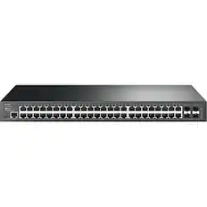 Front. TP-Link - TP-Link TL-SG3452 - JetStream 48-Port Gigabit L2 Managed Switch with 4 SFP Slots - Limited Lifetime Protection - Omada - Unknown.