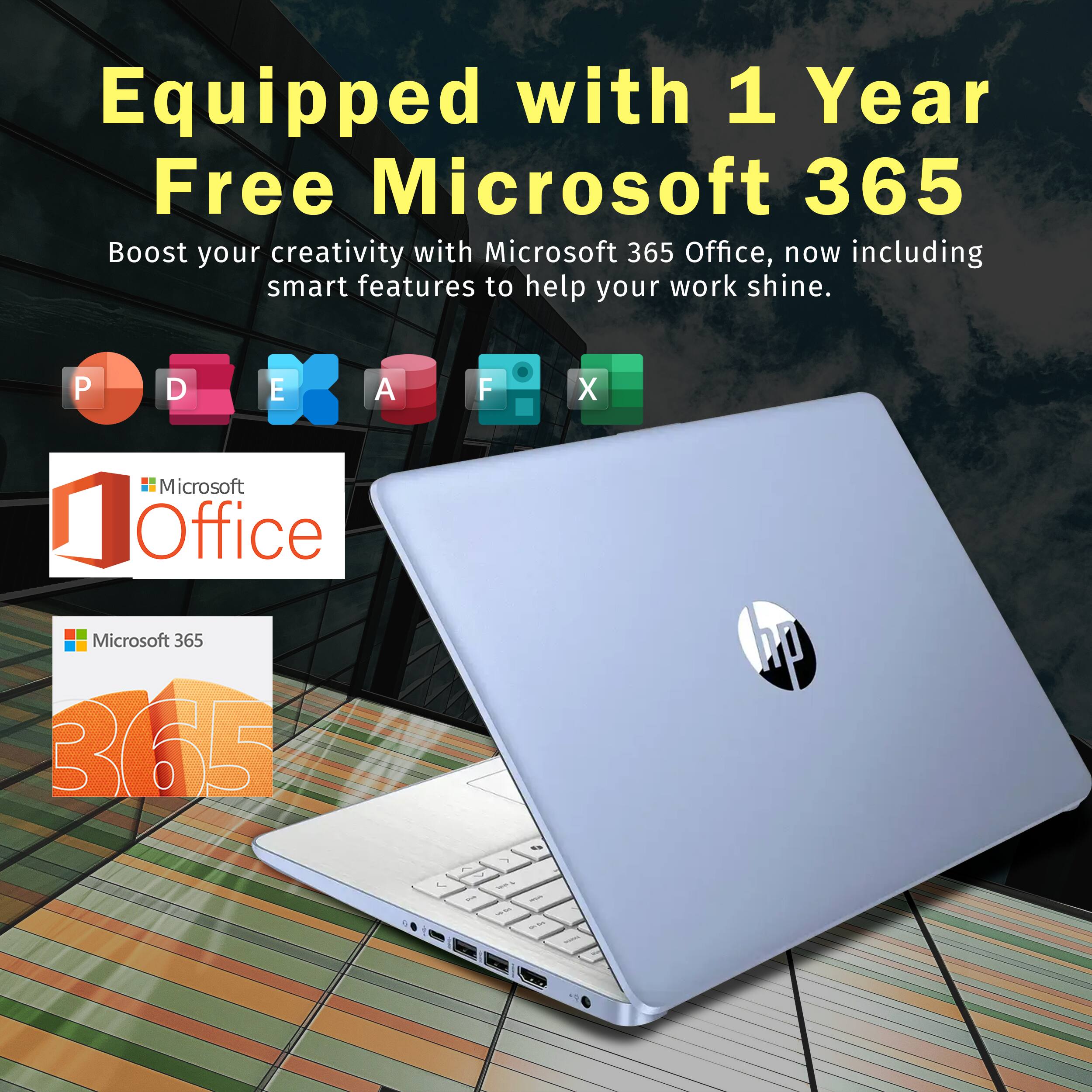 Equipped with 1 Year Free Microsoft 365, Boost your creativity with Microsoft 365 Office, now including smart features to help your work shine. Microsoft Office Microsoft 365 365