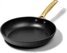 Granitestone - Armor Max Gold 10 in Nonstick Hard Anodized Frying Pan - Black