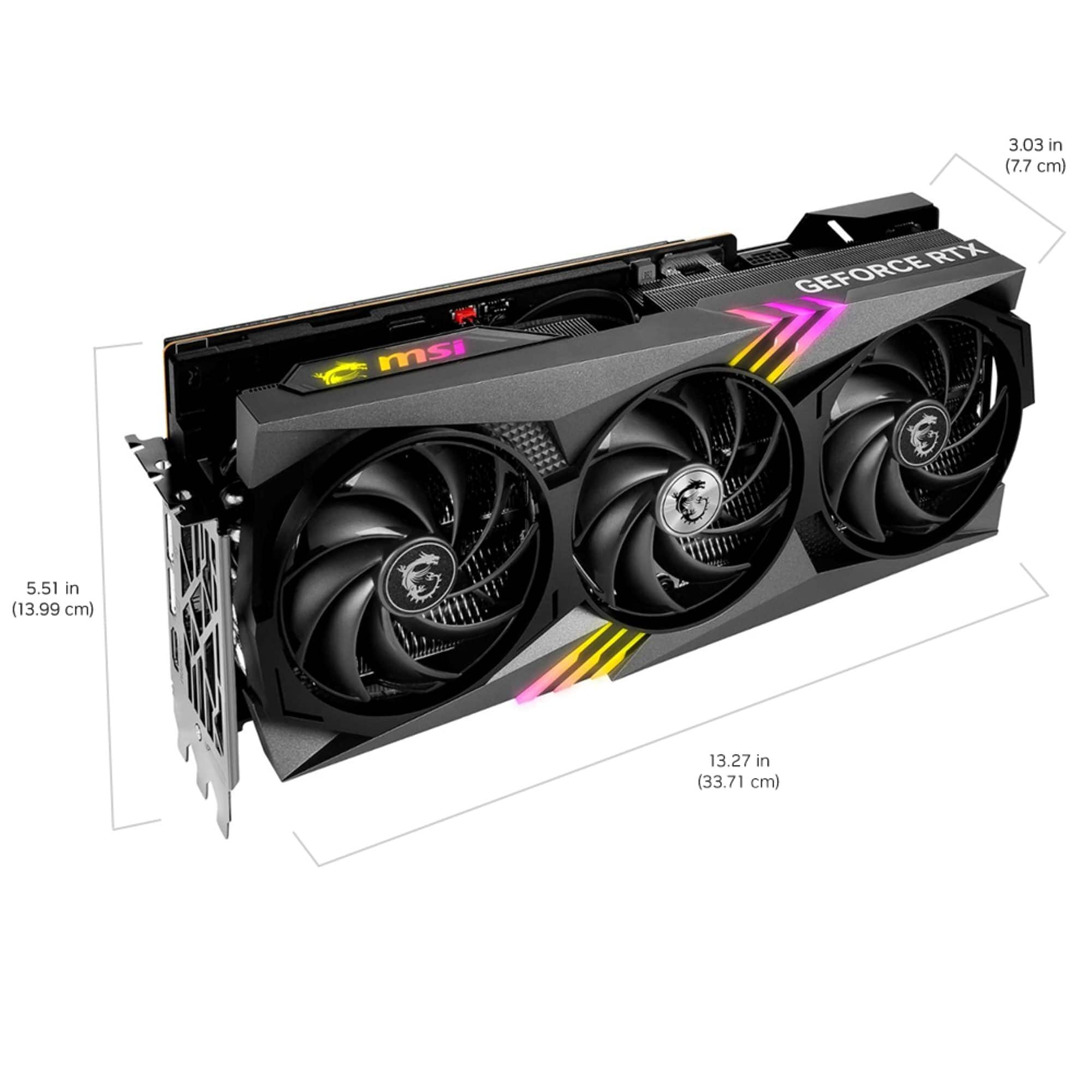 Best Buy: MSI NVIDIA GeForce RTX 4090 GAMING X TRIO 24G 24GB DDR6X PCI  Express 4.0 Graphics Card Black RTX 4090 GAMING X TRIO 24G