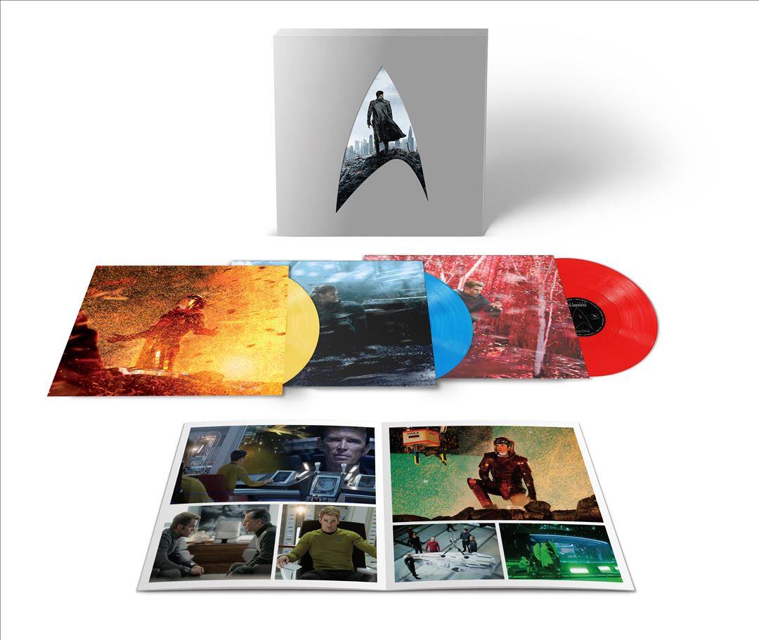 Front. Star Trek: Into Darkness [Music From The Motion Picture] [Deluxe Edition] [Red/Yellow/Blue 3 LP] [LP].