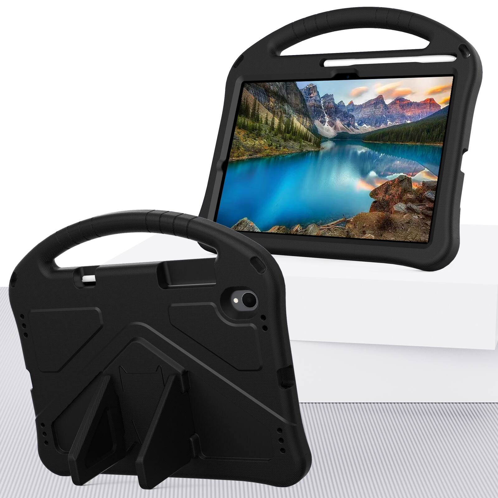 Alt View 3. Dteck - For Samsung Galaxy Tab S11 2025 11-inch Lightweight EVA Shockproof Handle Stand Kids Case Cover - Black.