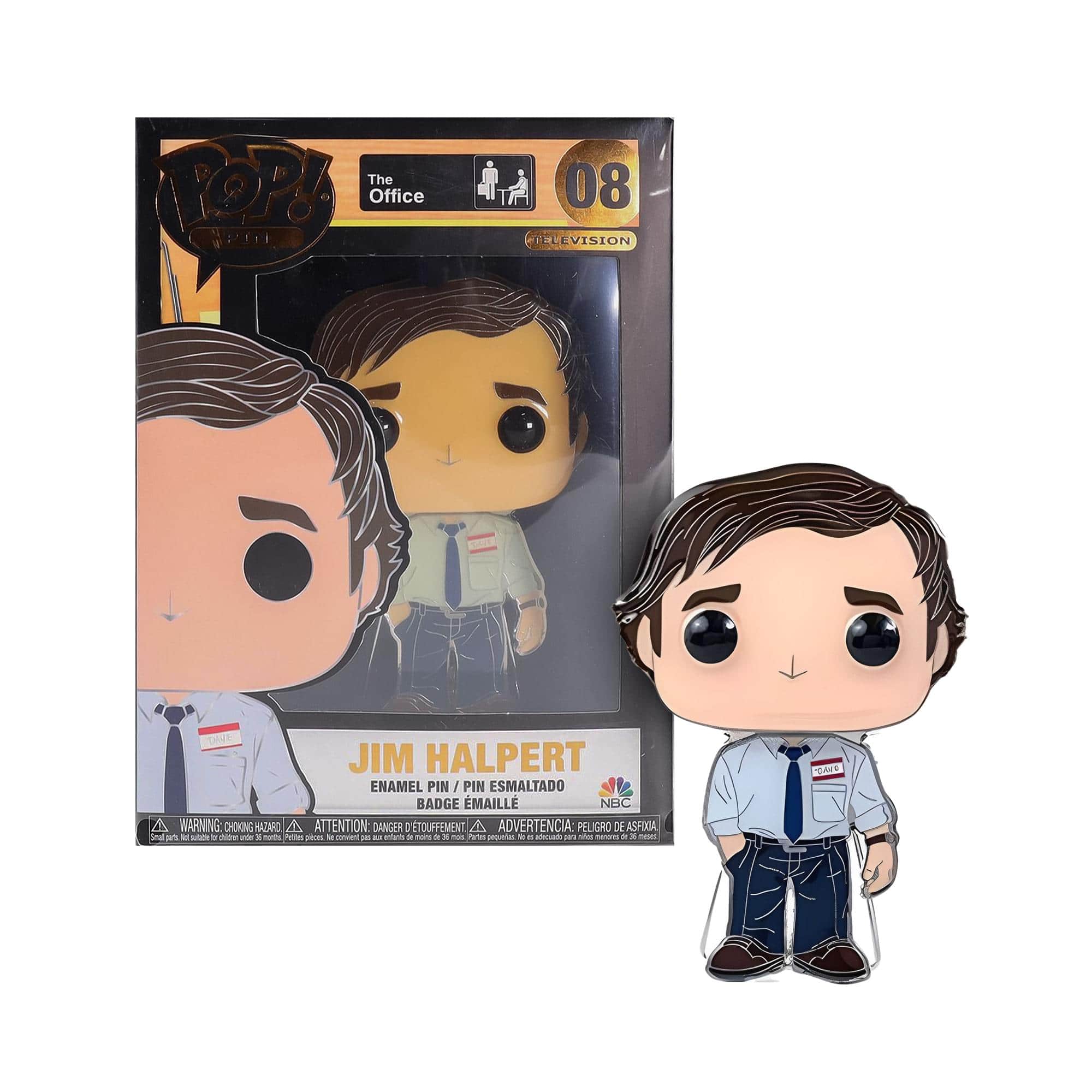 The Office 3 Inch Funko POP Pin | Jim Halpert - Blue price history on PriceWatchPro