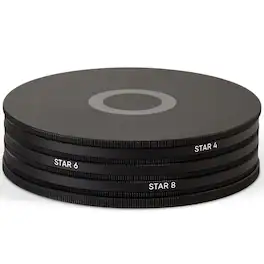 Urth - 62mm Stellar Filter Kit with 4-Point, 6-Point and 8-Point Star Lens Filters