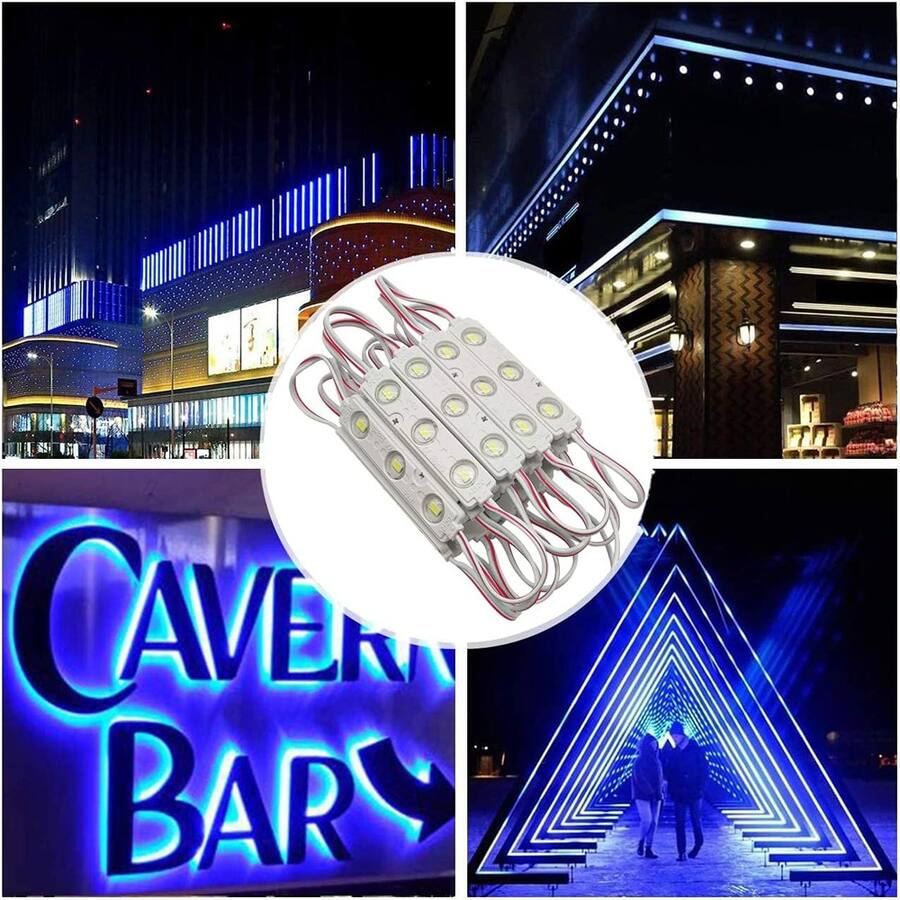 ACJPR 200pcs 110V AC LED Modules, 6500K White, 1.5W, Adhesive Back for ...