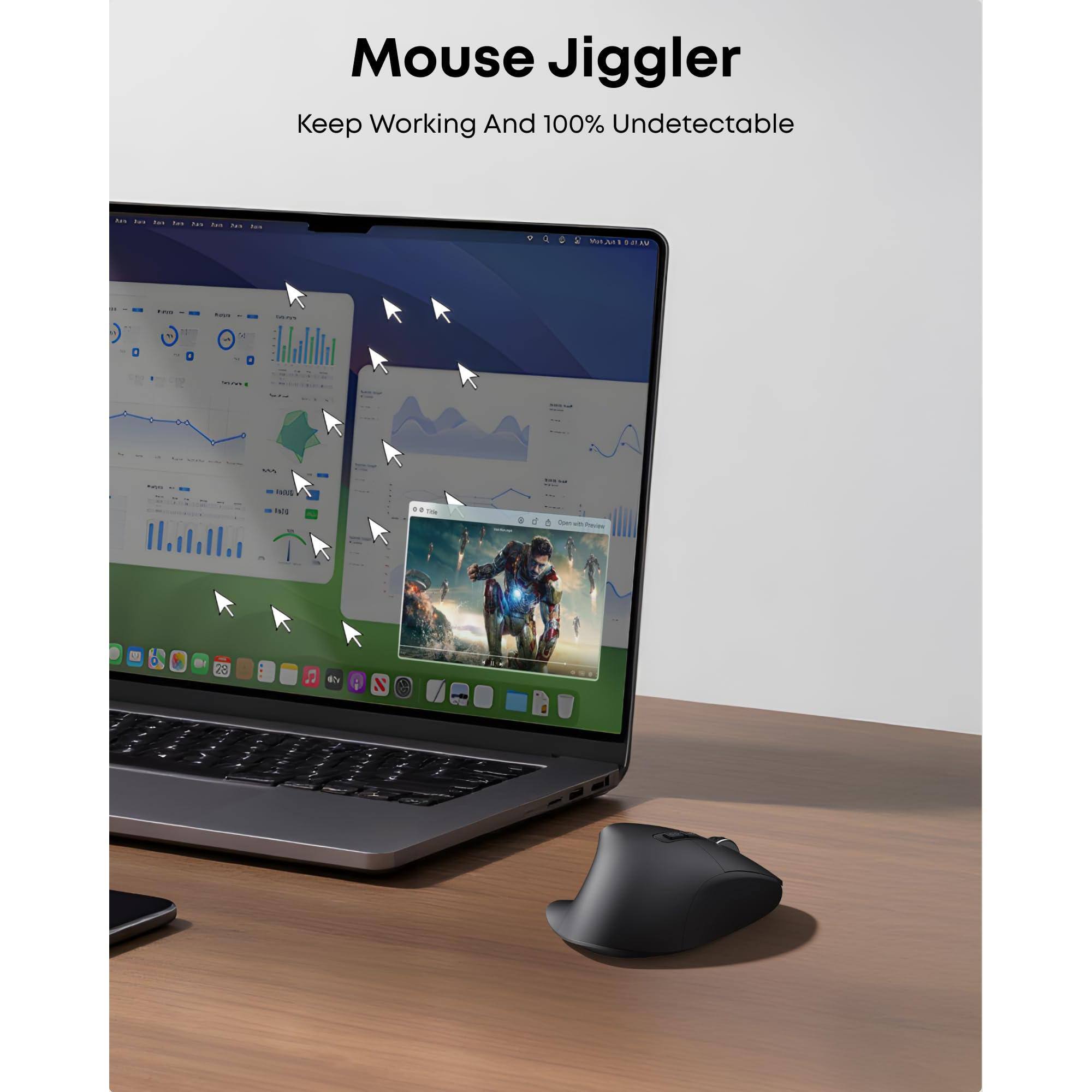 Mouse Jiggler  
Keep Working And 100% Undetectable