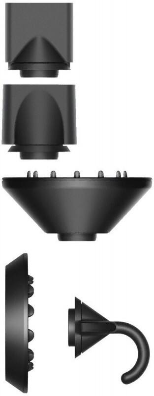 Alt View 1. Dyson - Supersonic Hair Dryer HD08 - Black/Nickel.
