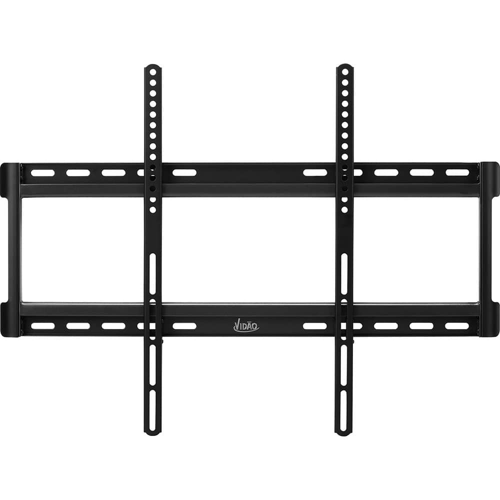 Vidao - Fixed Low-Profile Wall Mount for Most 40"-120" TVs - Black