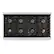 Alt View 10. ZLINE - 48 in. Wide 8 Burner Autograph 6.7 Cu. Ft. Freestanding Paramount DuoPro Gas Range with Bronze Helix Handles - Stainless Steel.