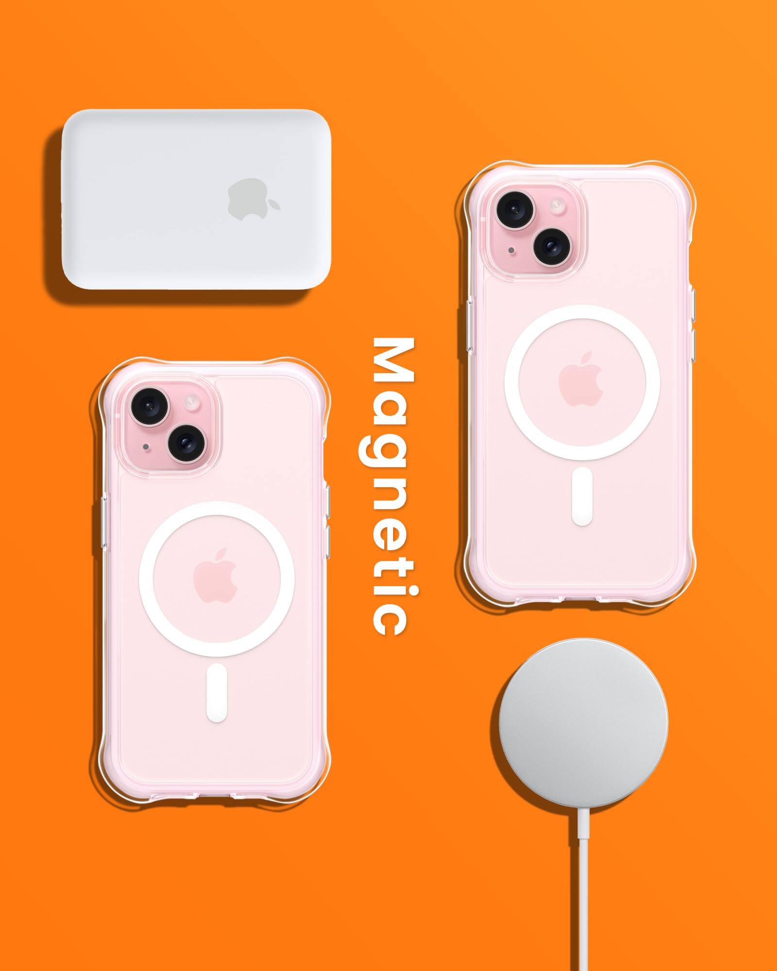 Ivoler Anti-Jaunissement Clair Coque Pour IPhone 15 Plus 6.7