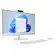 Alt View 2. HP - HP 27" FHD Touch All-in-One Desktop,Ryzen 5 7520U,16GB RAM,512GB SSD+160GB Dock Set,Wireless Keyboard&Mouse,Win 11,White - White.