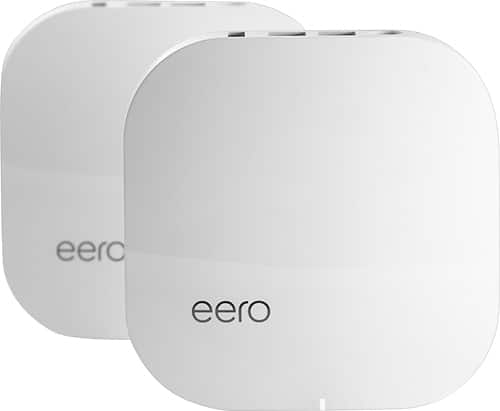 eero - AC Whole Home Wi-Fi System (2-pack) - White - Larger Front