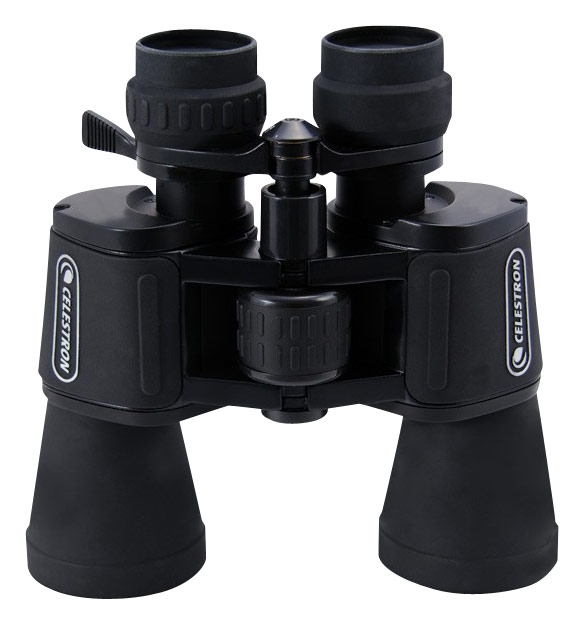Angle View: Celestron - UpClose G2 10-30 x 50 Zoom Binoculars - Black