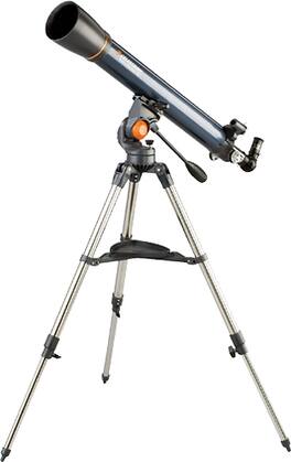 Celestron - AstroMaster 90AZ Refractor Telescope - Silver