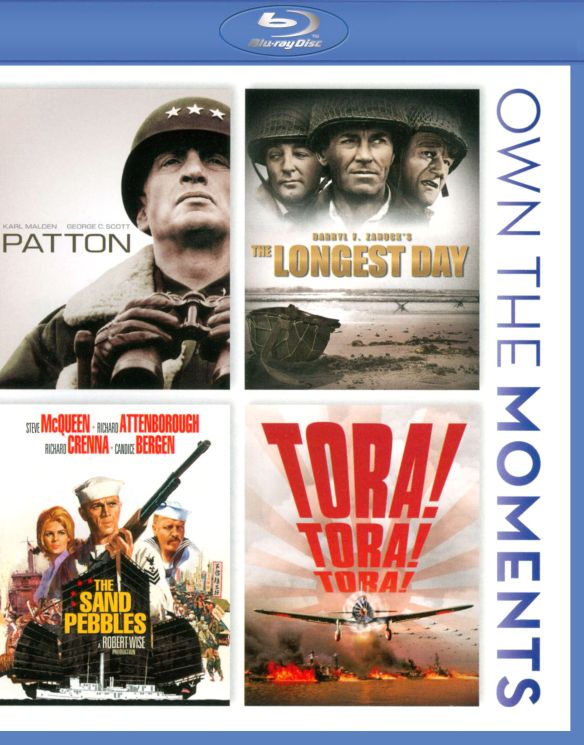  Patton/The Longest Day/The Sand Pebbles/Tora! Tora! Tora! [4 Discs] [Blu-ray]