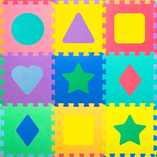 Alt View 3. ProSource - ProSource Kids Solid Floor Play Mat 3/8-in, 36 sf - Assorted.