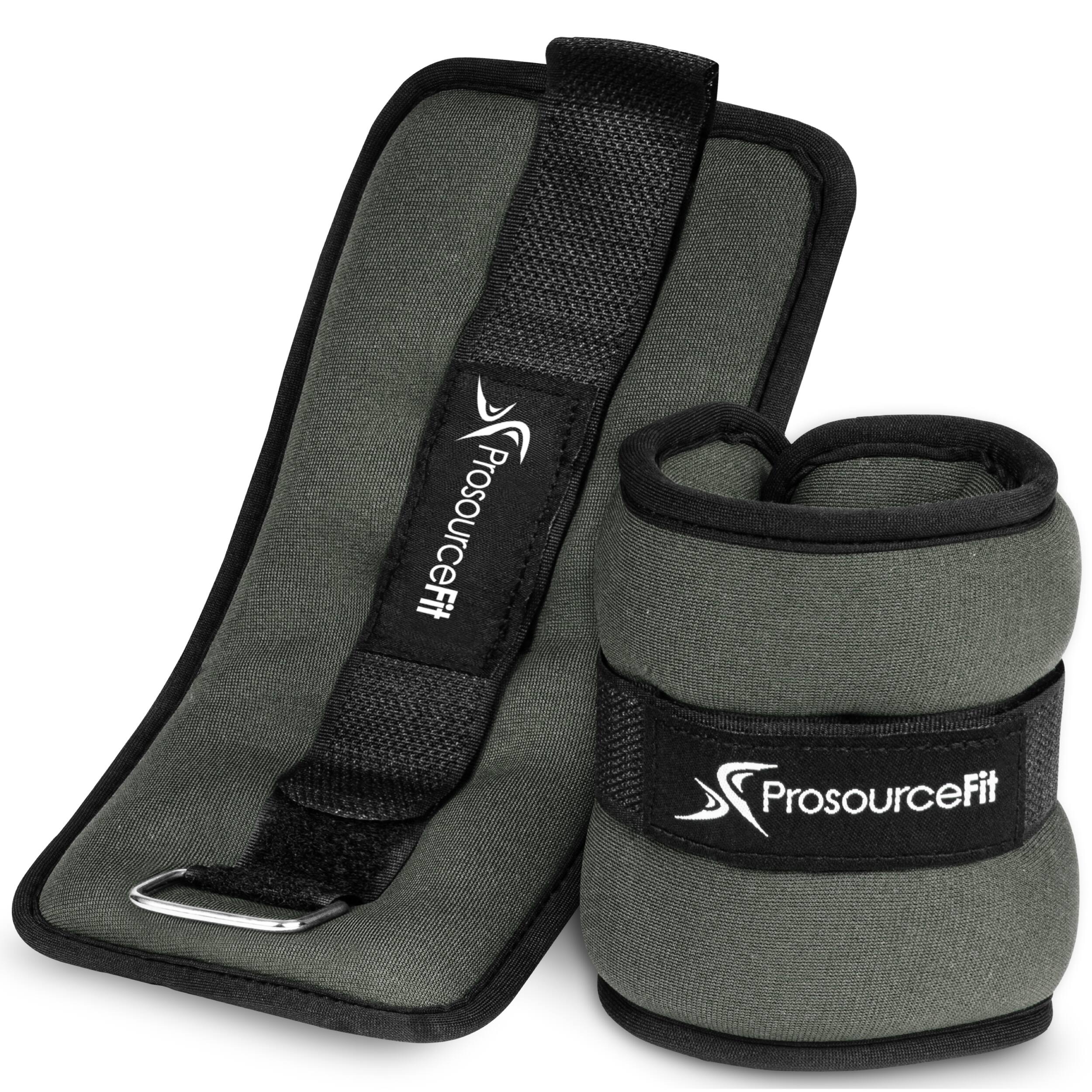 ProsourceFit - Ankle Weights, 2 lbs, Set of 2 - Gray